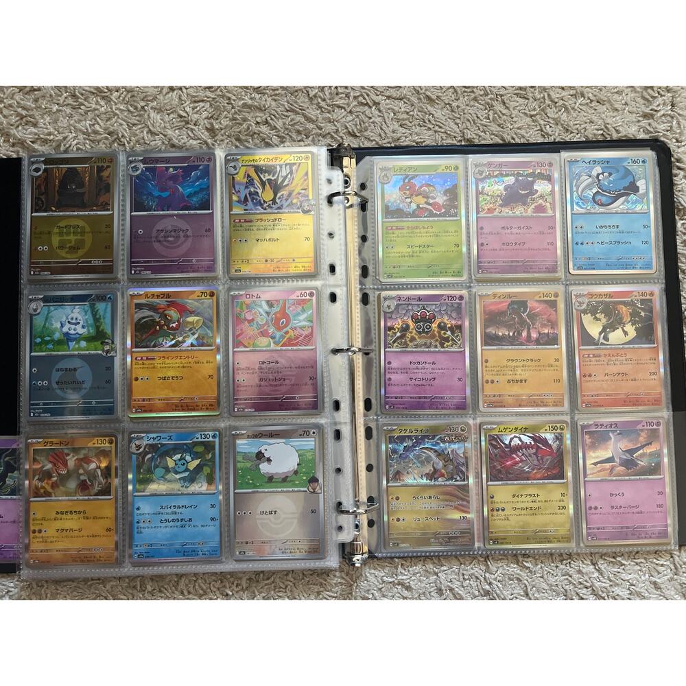 Pokemon Japanese Binder lot of Holos with sealed booster packs - Picture 16 of 16
